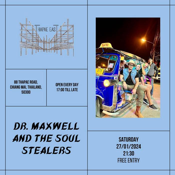 Dr Maxwell And The Soul Stealers Jan27 21h30