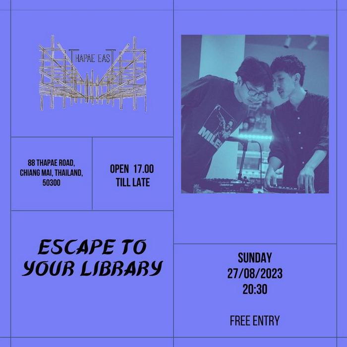Escape To Your Library August 27 20h30