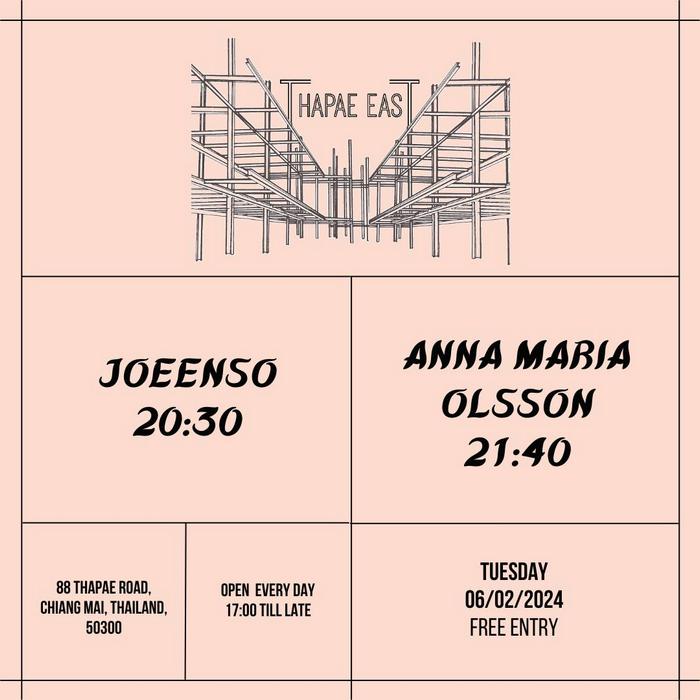Joe Enso Anna Maria Olsson Feb6 20h30