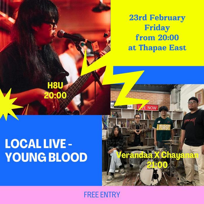 Local Live H8U Verandaa Young Blood feb23 20h