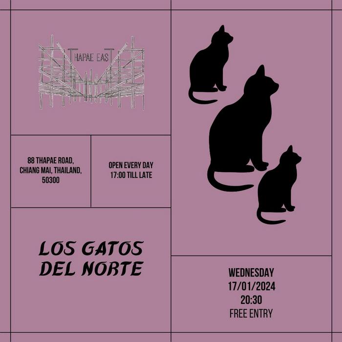 Los Gatos Del Norte Jan17 20h30