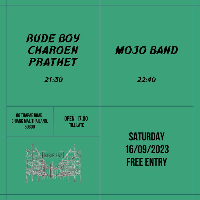 Rude Boy Charoen Prathet Mojo Band Sep16 21h30